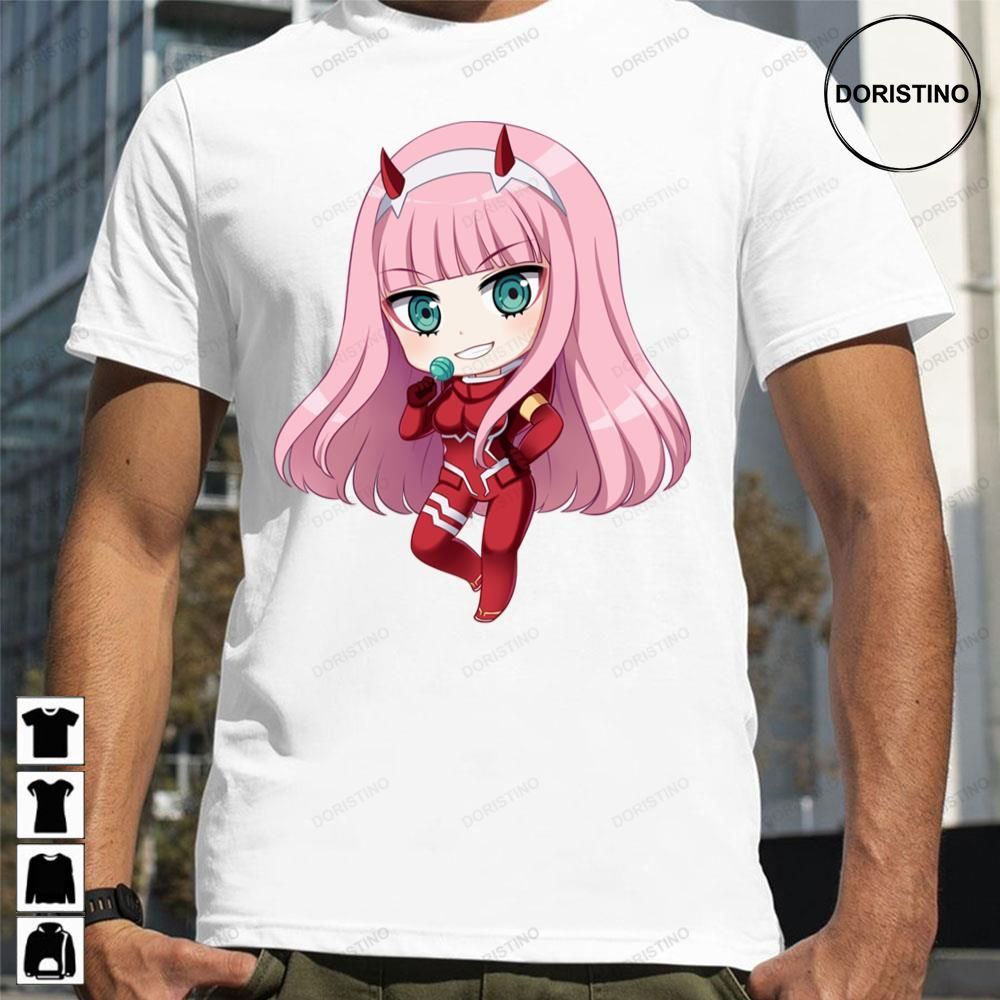 Cute Chibi Zero Darling In The Franxx Limited Edition T-shirts